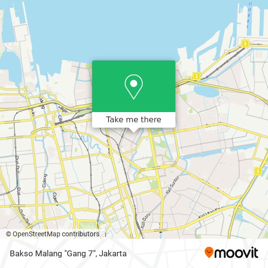 Bakso Malang "Gang 7" map