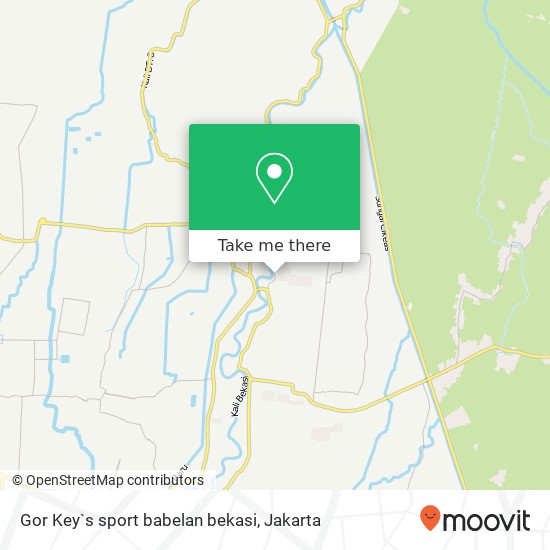 Gor Key`s sport babelan bekasi, null map