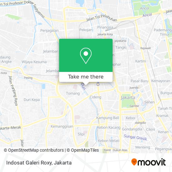 Indosat Galeri Roxy map