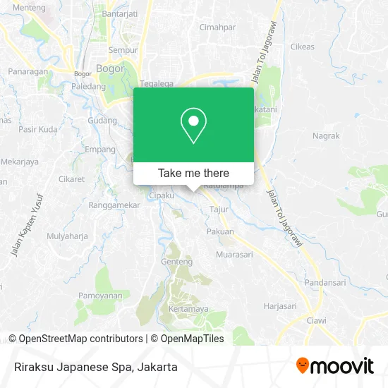 Riraksu Japanese Spa map
