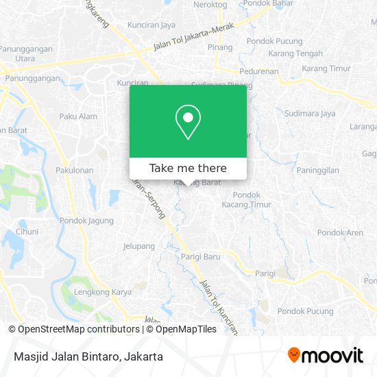 Masjid Jalan Bintaro map