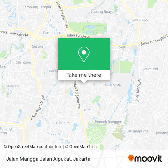 Jalan Mangga Jalan Alpukat map