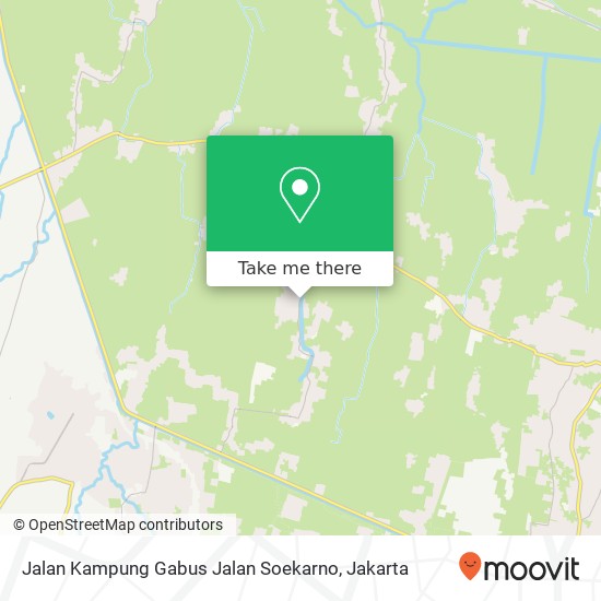 Jalan Kampung Gabus Jalan Soekarno, Cibitung map