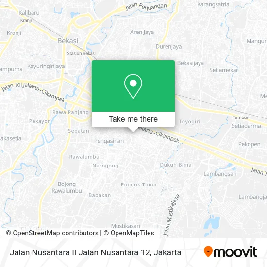 Jalan Nusantara II Jalan Nusantara 12 map
