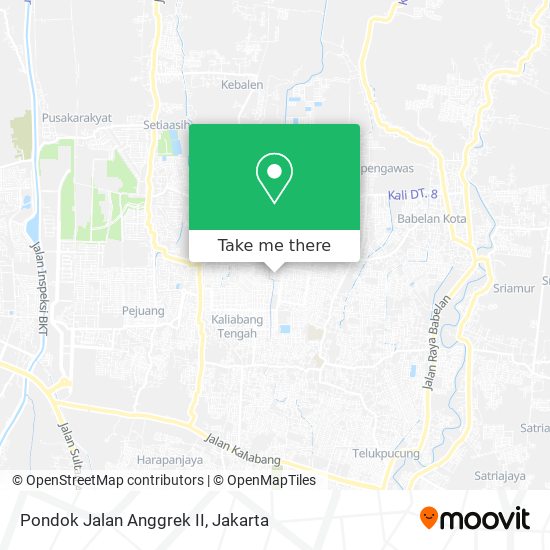 Pondok Jalan Anggrek II map