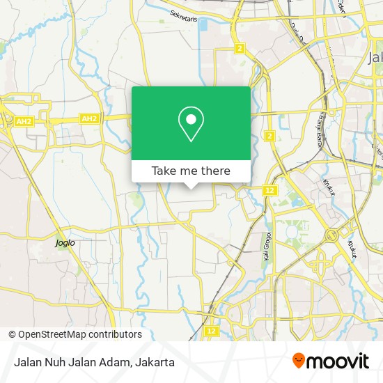 Jalan Nuh Jalan Adam map