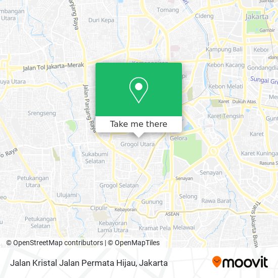 Jalan Kristal Jalan Permata Hijau map