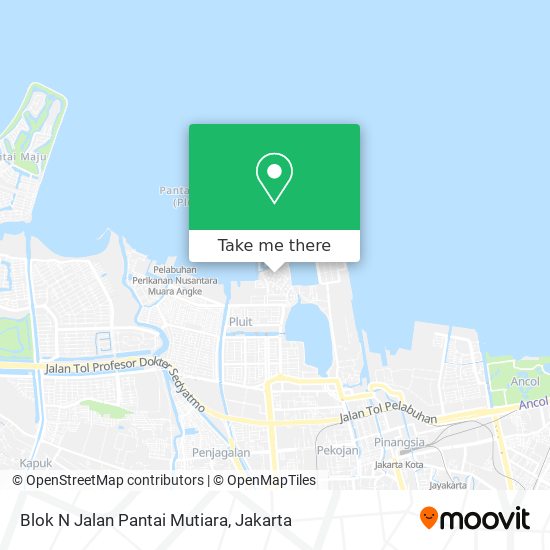 Blok N Jalan Pantai Mutiara map