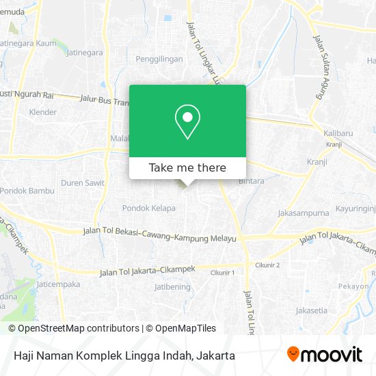 Haji Naman Komplek Lingga Indah map