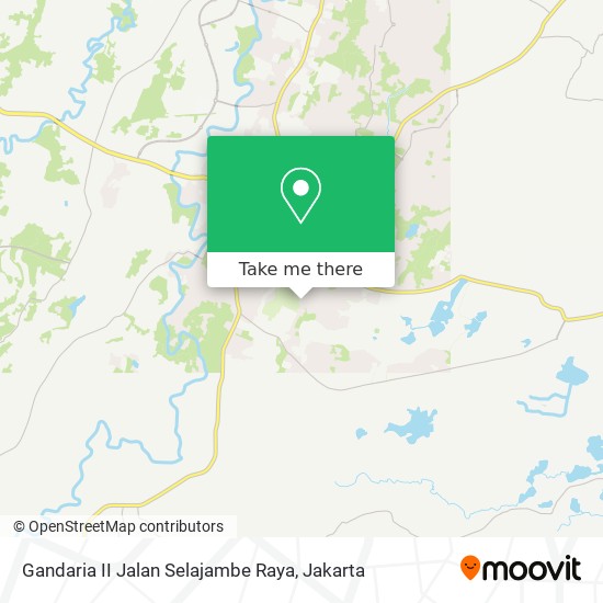 Gandaria II Jalan Selajambe Raya map