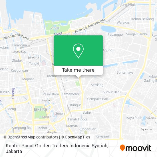 Kantor Pusat Golden Traders Indonesia Syariah map