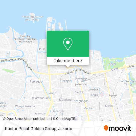 Kantor Pusat Golden Group map