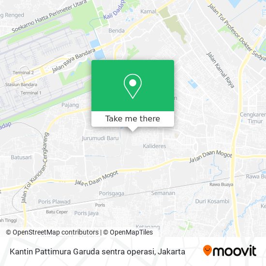 Kantin Pattimura Garuda sentra operasi map