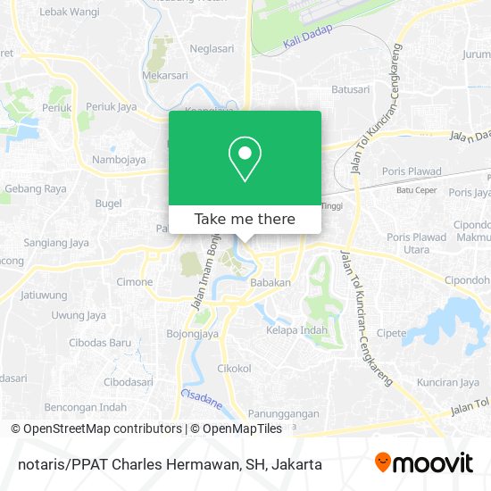 notaris / PPAT Charles Hermawan, SH map