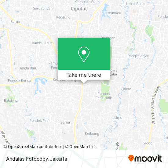 Andalas Fotocopy map