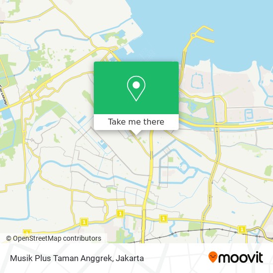 Musik Plus Taman Anggrek map