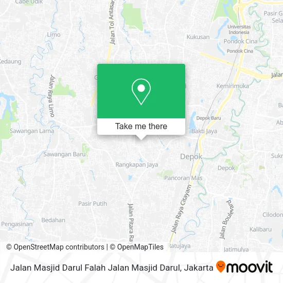Jalan Masjid Darul Falah Jalan Masjid Darul map