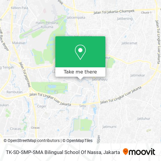 TK-SD-SMP-SMA Bilingual School Of Nassa map
