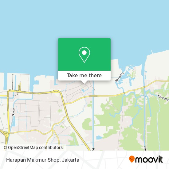Harapan Makmur Shop map
