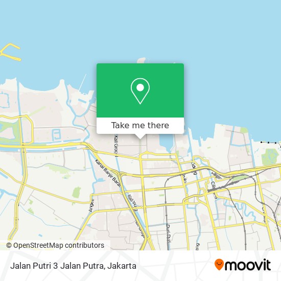 Jalan Putri 3 Jalan Putra map