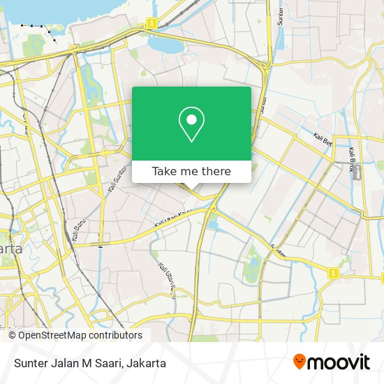 Sunter Jalan M Saari map