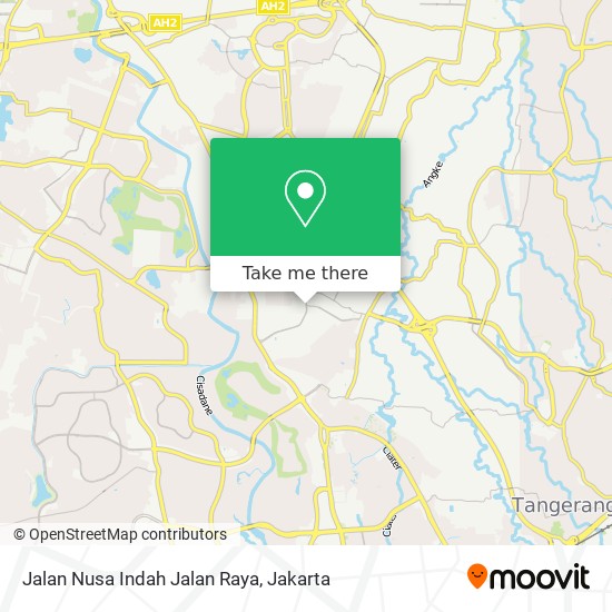 Jalan Nusa Indah Jalan Raya map