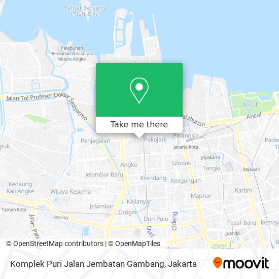 Komplek Puri Jalan Jembatan Gambang map