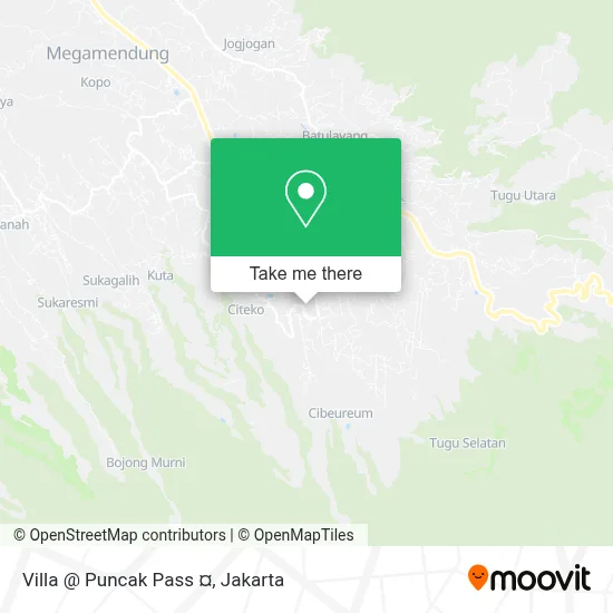 Villa @ Puncak Pass ¤ map