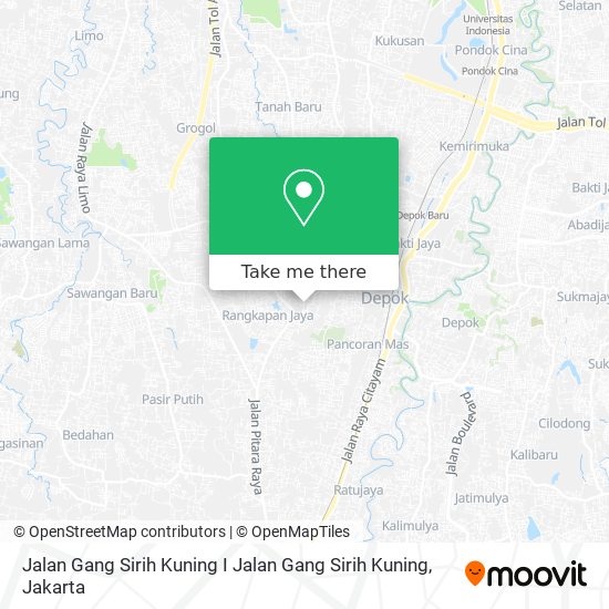 Jalan Gang Sirih Kuning I Jalan Gang Sirih Kuning map