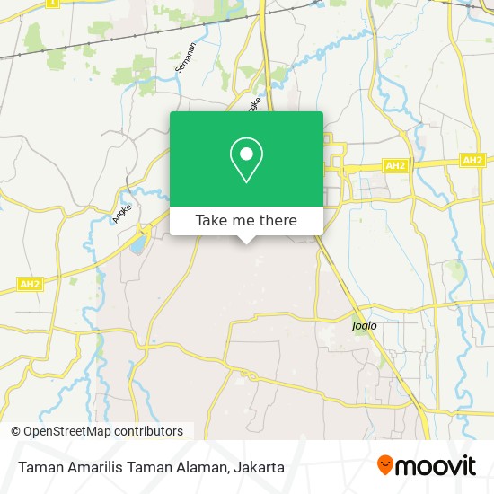 Taman Amarilis Taman Alaman map