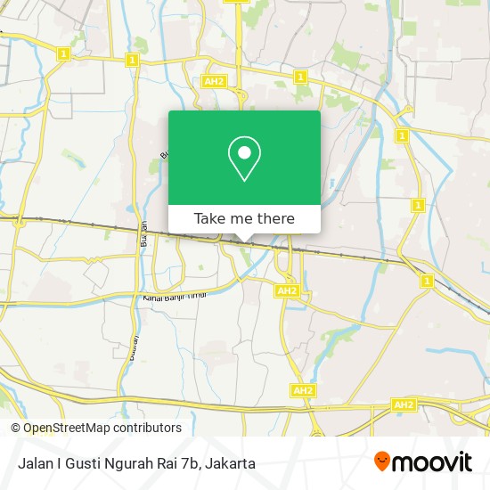 Jalan I Gusti Ngurah Rai 7b map