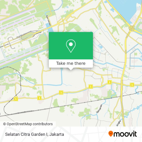 Selatan Citra Garden I map