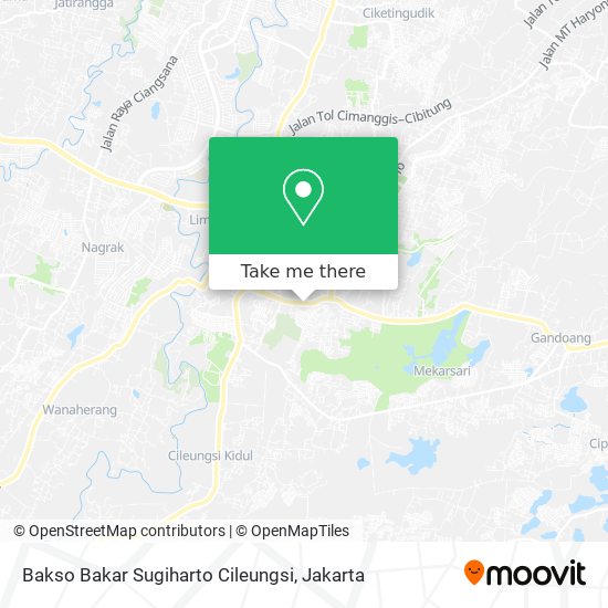 Bakso Bakar Sugiharto Cileungsi map