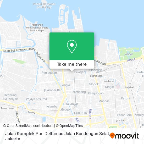 Jalan Komplek Puri Deltamas Jalan Bandengan Selat map