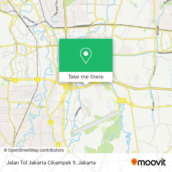 Jalan Tol Jakarta Cikampek 9 map