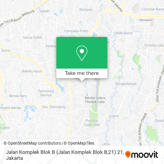 Jalan Komplek Blok B (Jalan Komplek Blok B,21) 21 map