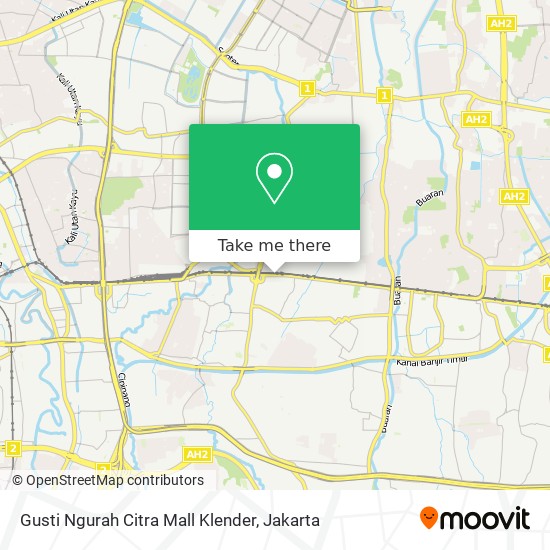 Gusti Ngurah Citra Mall Klender map