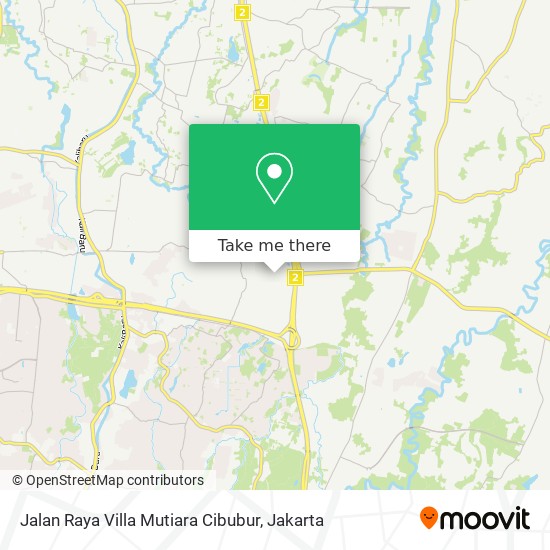 Jalan Raya Villa Mutiara Cibubur map