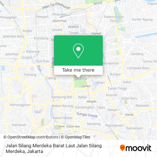 Jalan Silang Merdeka Barat Laut Jalan Silang Merdeka map