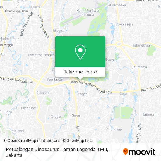 Petualangan Dinosaurus Taman Legenda TMII map