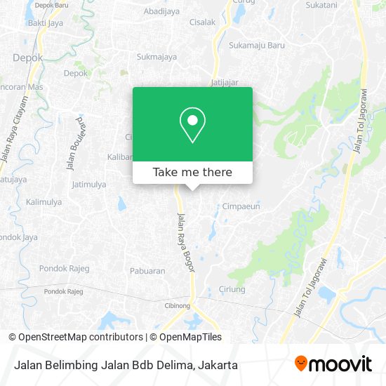 Jalan Belimbing Jalan Bdb Delima map