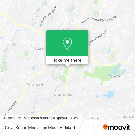 Griya Kenari Mas Jalan Murai V map