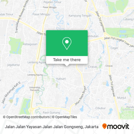 Jalan Jalan Yayasan Jalan Jalan Gongseng map