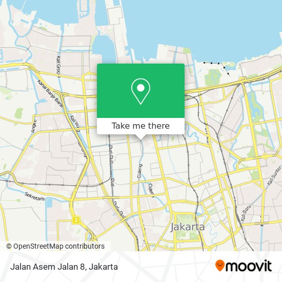 Jalan Asem Jalan 8 map