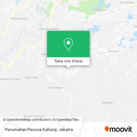 Perumahan Pesona Kahurip map