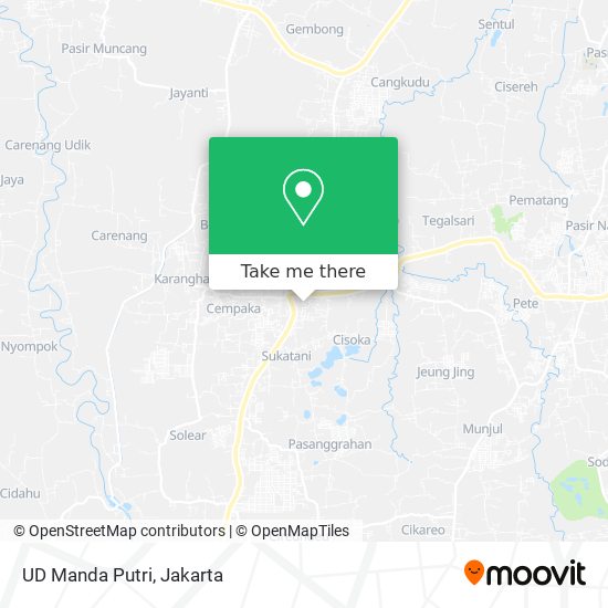 UD Manda Putri map