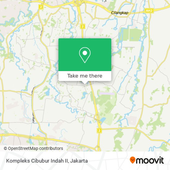 Kompleks Cibubur Indah II map