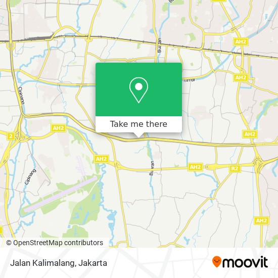 Jalan Kalimalang map