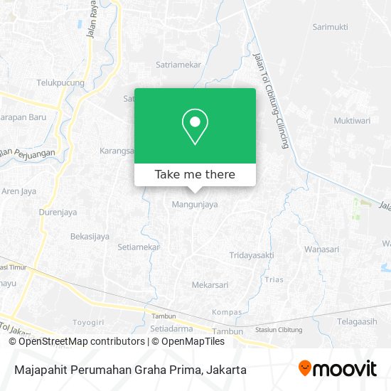 Majapahit Perumahan Graha Prima map