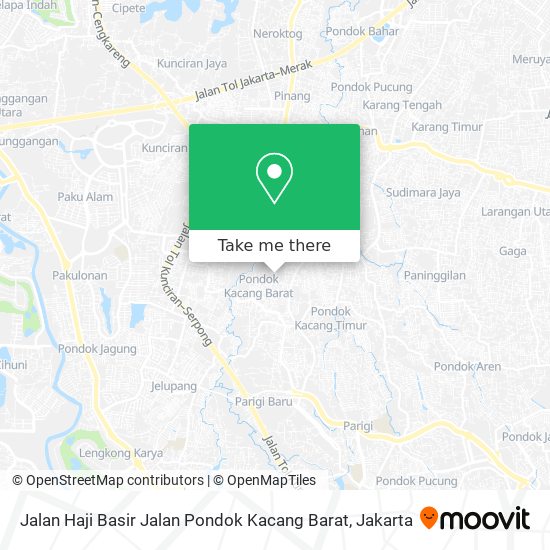 Jalan Haji Basir Jalan Pondok Kacang Barat map